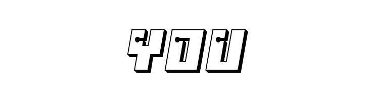 Dangerbot 3D  Free Fonts Download