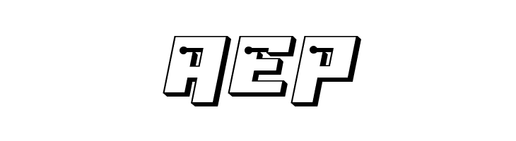 Dangerbot 3D Expanded Expanded  Free Fonts Download