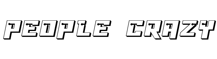 Dangerbot 3D Expanded Expanded  Free Fonts Download