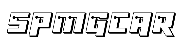 Dangerbot 3D Expanded Expanded  Free Fonts Download