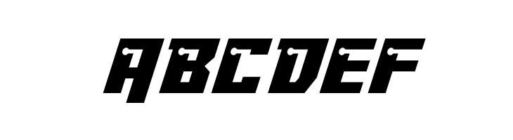 Dangerbot Italic Italic  Free Fonts Download