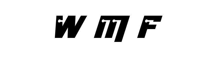 Dangerbot Italic Italic  Free Fonts Download