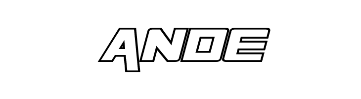 Rapier Zero Outline Italic  Free Fonts Download