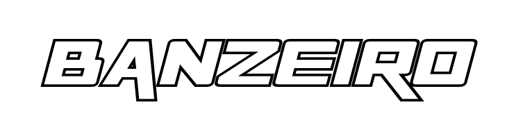 Rapier Zero Outline Italic  Free Fonts Download