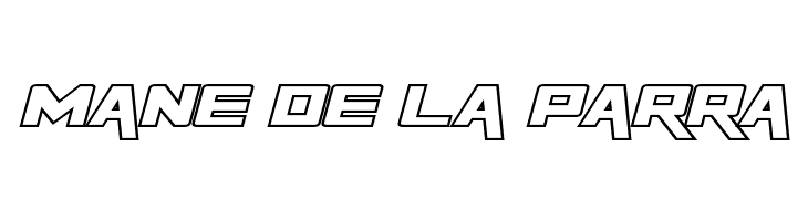 Rapier Zero Outline Italic  Free Fonts Download