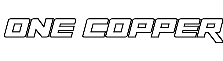 Rapier Zero Outline Italic  Free Fonts Download