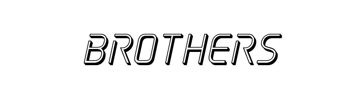 Elite Danger 3D Italic  Free Fonts Download