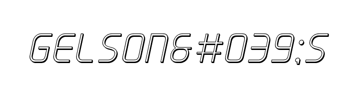 Elite Danger Outline Italic  Free Fonts Download