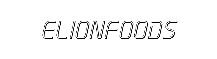 Elite Danger Outline Italic  Free Fonts Download