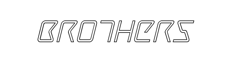 Tracer Outline Italic  Free Fonts Download