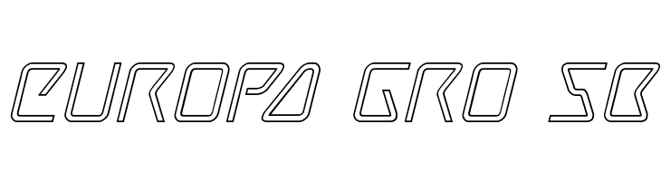 Tracer Outline Italic  Free Fonts Download