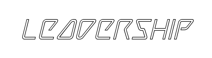 Tracer Outline Italic  Free Fonts Download