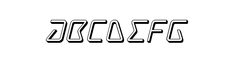 Tracer 3D Italic  Free Fonts Download