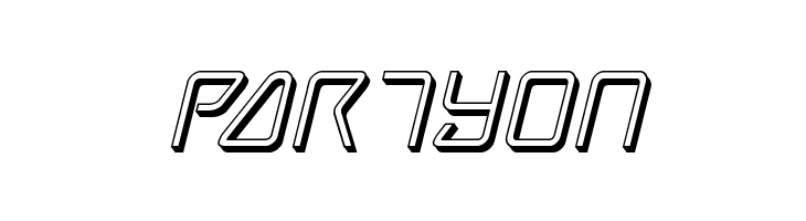 Tracer 3D Italic  Free Fonts Download