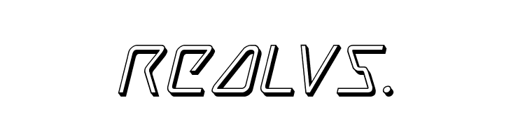 Tracer 3D Italic  Free Fonts Download