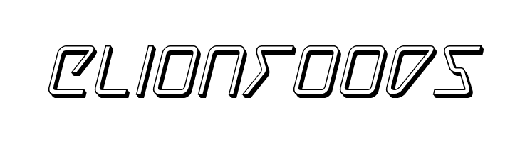 Tracer 3D Italic  Free Fonts Download