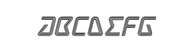 Tracer Engraved Italic  Free Fonts Download
