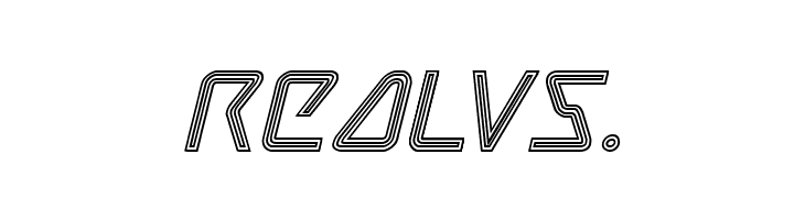 Tracer Engraved Italic  Free Fonts Download