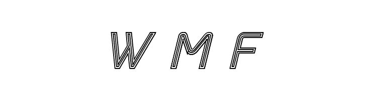 Tracer Engraved Italic  Free Fonts Download