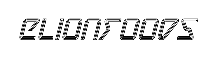Tracer Engraved Italic  Free Fonts Download