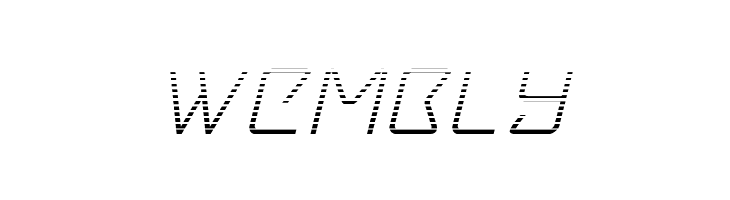 Tracer Gradient Italic  Free Fonts Download