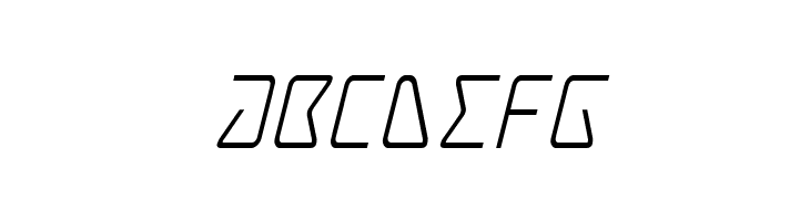 Tracer Condensed Italic  Free Fonts Download