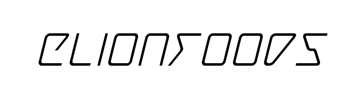 Tracer Italic  Free Fonts Download
