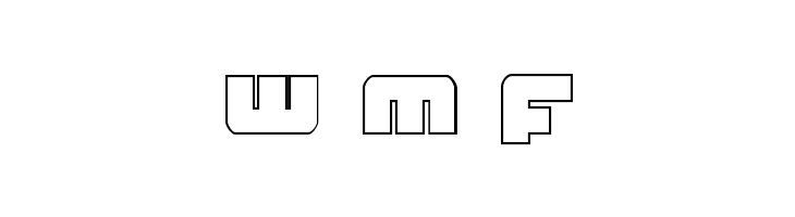 Boomstick Outline  Free Fonts Download