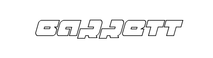 Boomstick Outline Italic  Free Fonts Download