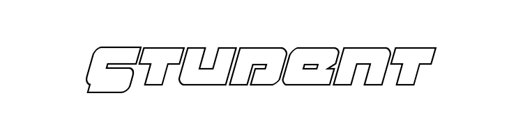 Boomstick Outline Italic  Free Fonts Download