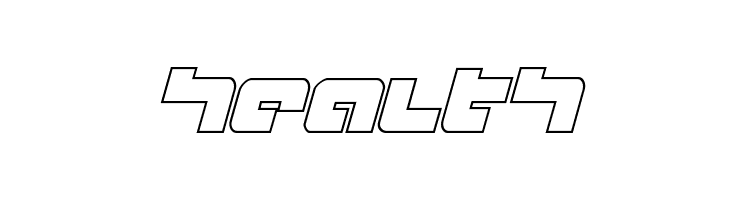 Boomstick Outline Italic  Free Fonts Download