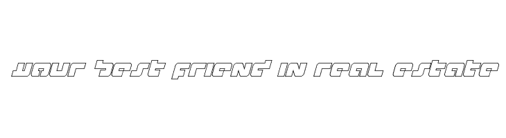 Boomstick Outline Italic  Free Fonts Download