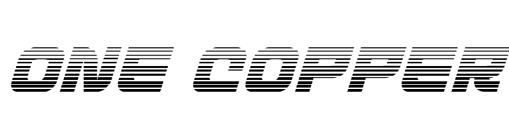 Defcon Zero Gradient Italic  Free Fonts Download