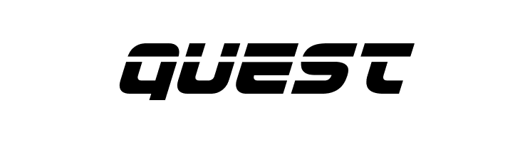 QUEST Defcon Zero Laser Italic Font
