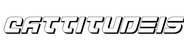 Defcon Zero 3D Italic  Free Fonts Download