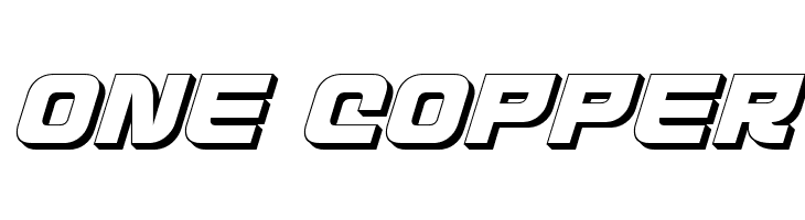 Defcon Zero 3D Italic  Free Fonts Download