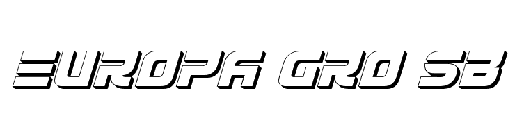 Defcon Zero 3D Italic  Free Fonts Download