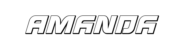 Defcon Zero Outline Italic  Free Fonts Download