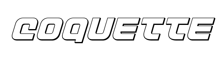 Defcon Zero Outline Italic  Free Fonts Download