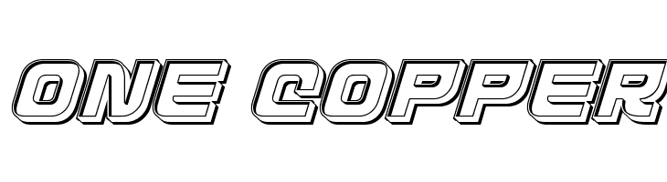 Defcon Zero Engraved Italic  Free Fonts Download