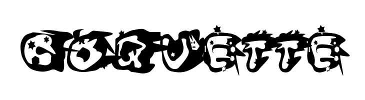 Blanc et Noir  Free Fonts Download