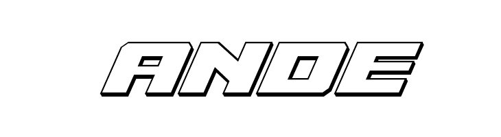 Cruiser Fortress 3D Italic  Free Fonts Download