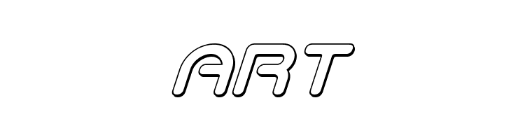 Planet N Compact 3D Italic  Free Fonts Download