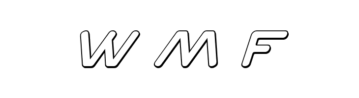 Planet N Compact 3D Italic  Free Fonts Download