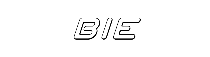 Planet N 3D Italic  Free Fonts Download