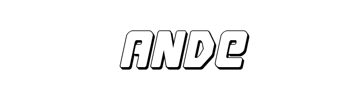 Cyborg Rooster 3D Italic  Free Fonts Download