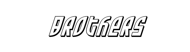 Zone Rider 3D Italic  Free Fonts Download