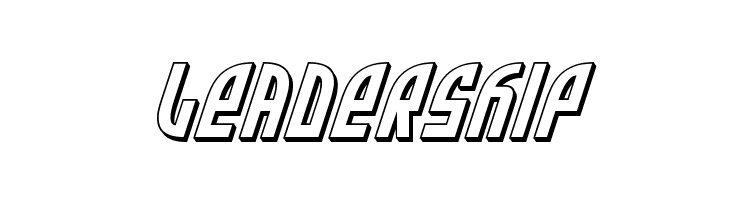 Zone Rider 3D Italic  Free Fonts Download