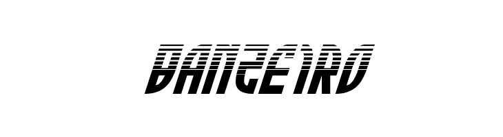 Zone Rider Halftone Italic  Free Fonts Download