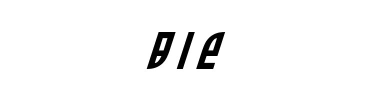 Zone Rider Title Italic  Free Fonts Download